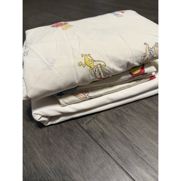 Bozo The Clown Twin Bed Sheet Set Wamsutta Bigtop Circus Vintage TV Cartoon - Picture 12 of 12